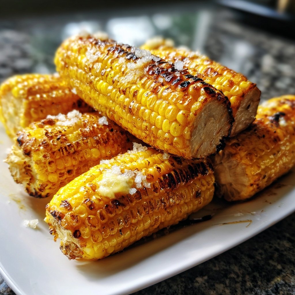Gegrillte Maiskolben Mit Butter