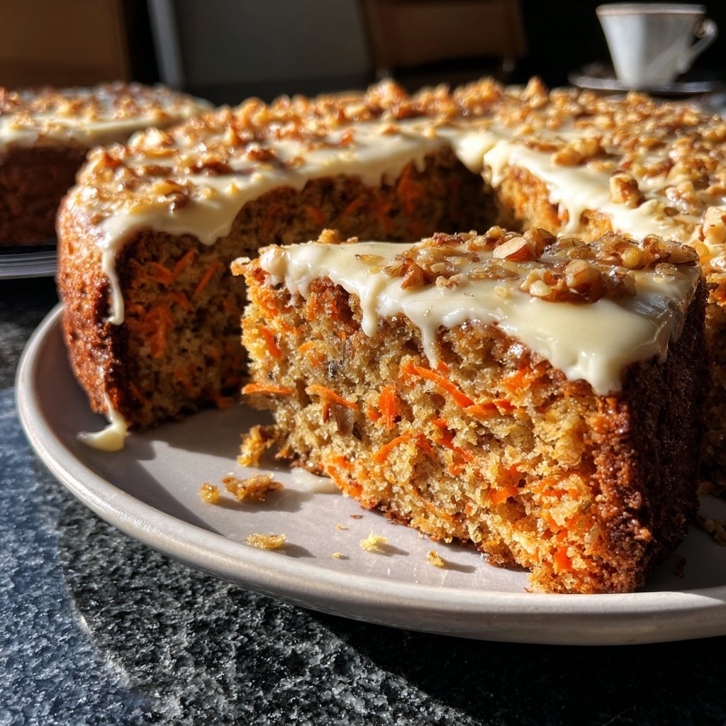 Karottenkuchen Mit Walnüssen