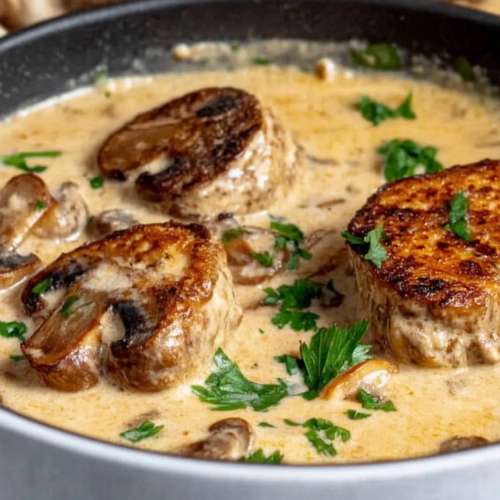 Filettopf mit Champignons