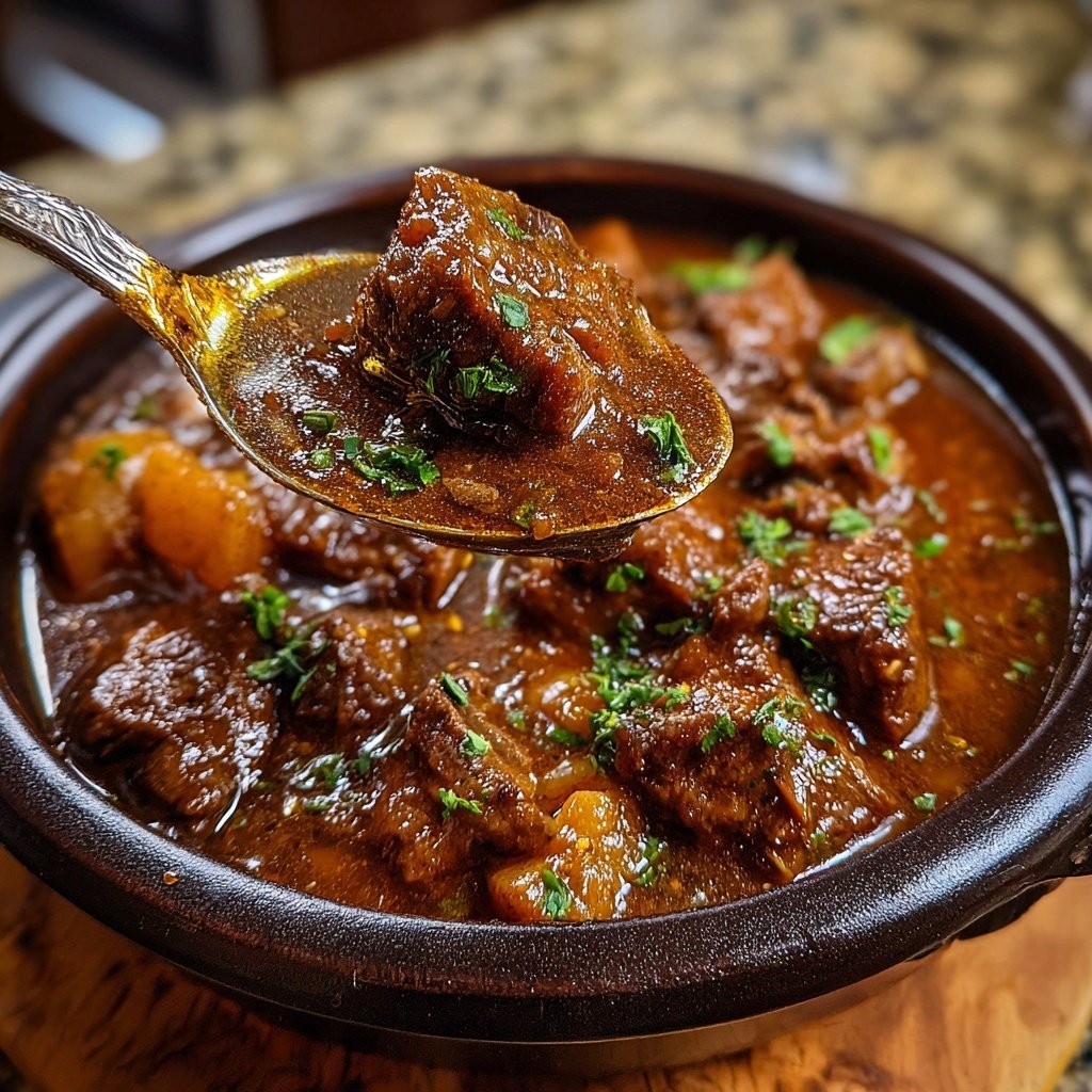 Omas Gulasch Rezept mit Rotwein