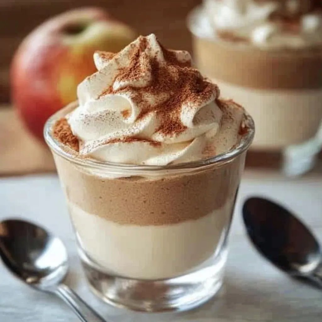 Cremige Zimtcreme mit Apfelmus