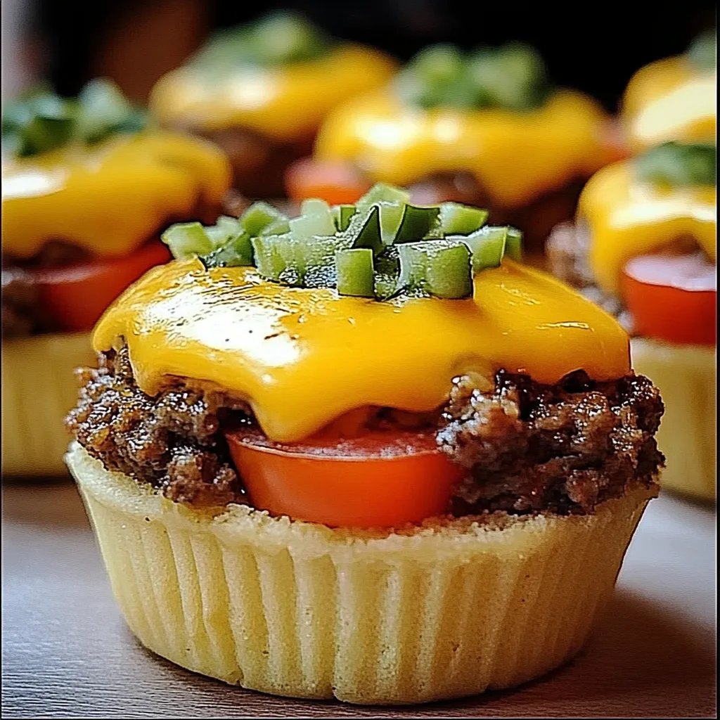 Cheeseburger Muffins