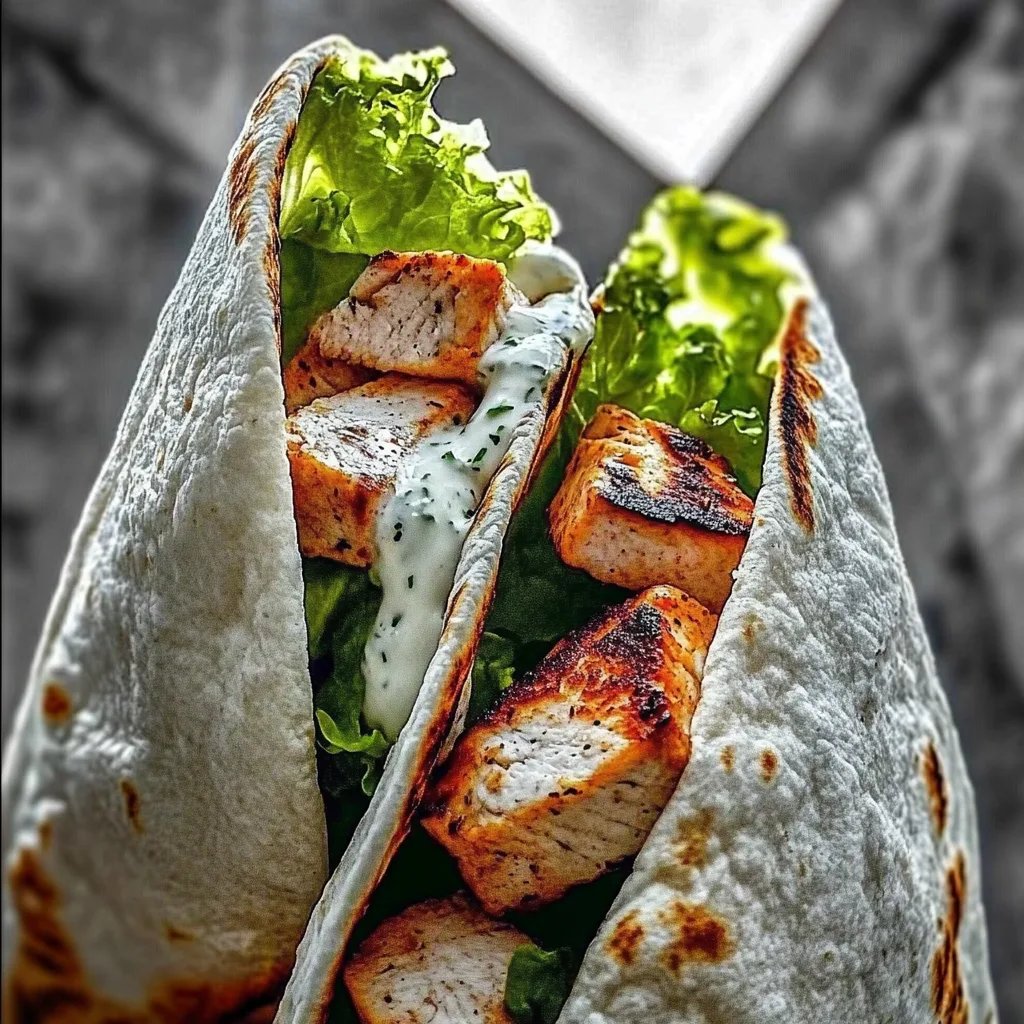 Mediterranes Hähnchen-Gyros