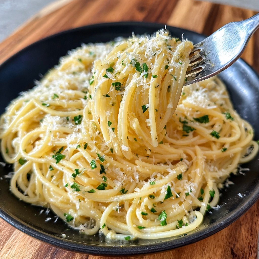 Schnell & Einfach 15-Minuten Knoblauchpasta