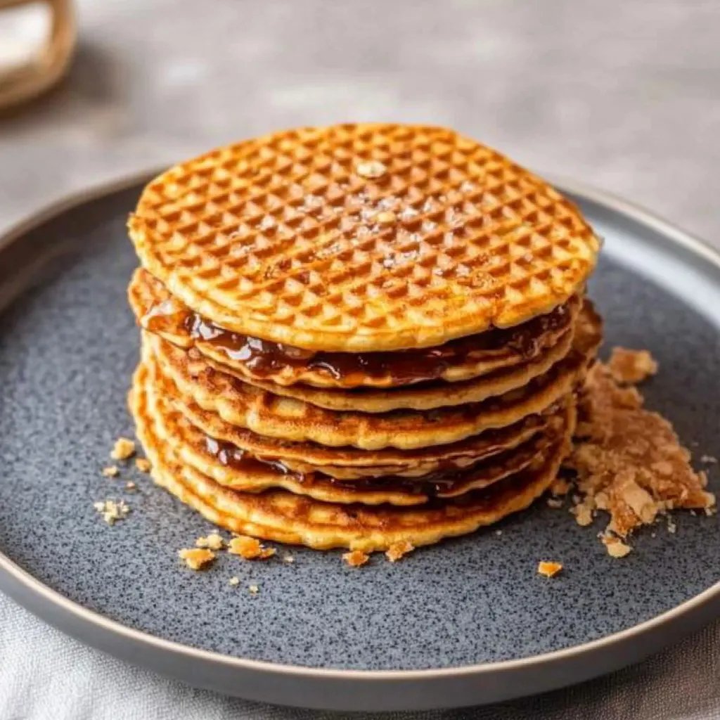 Hausgemachte Stroopwafels