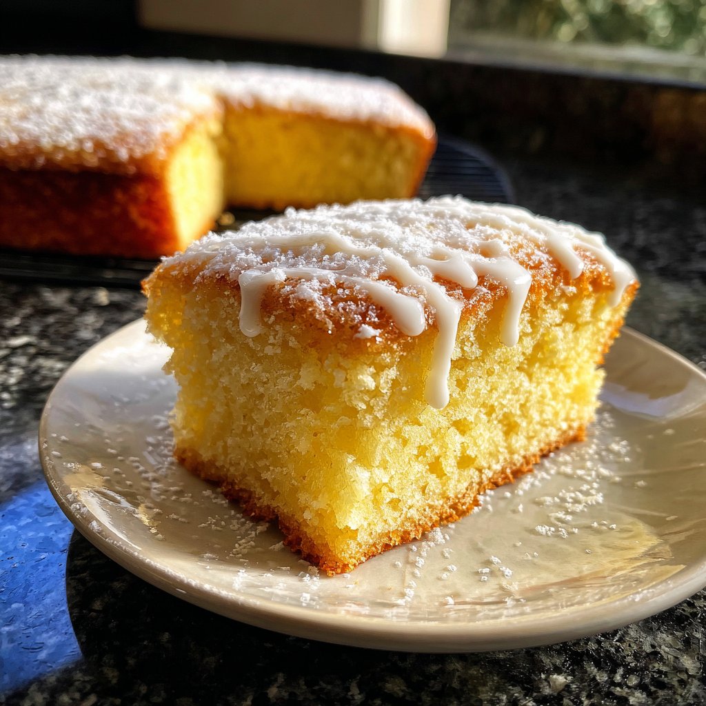 Fluffiger Vanille-Blechkuchen für jeden Anlass