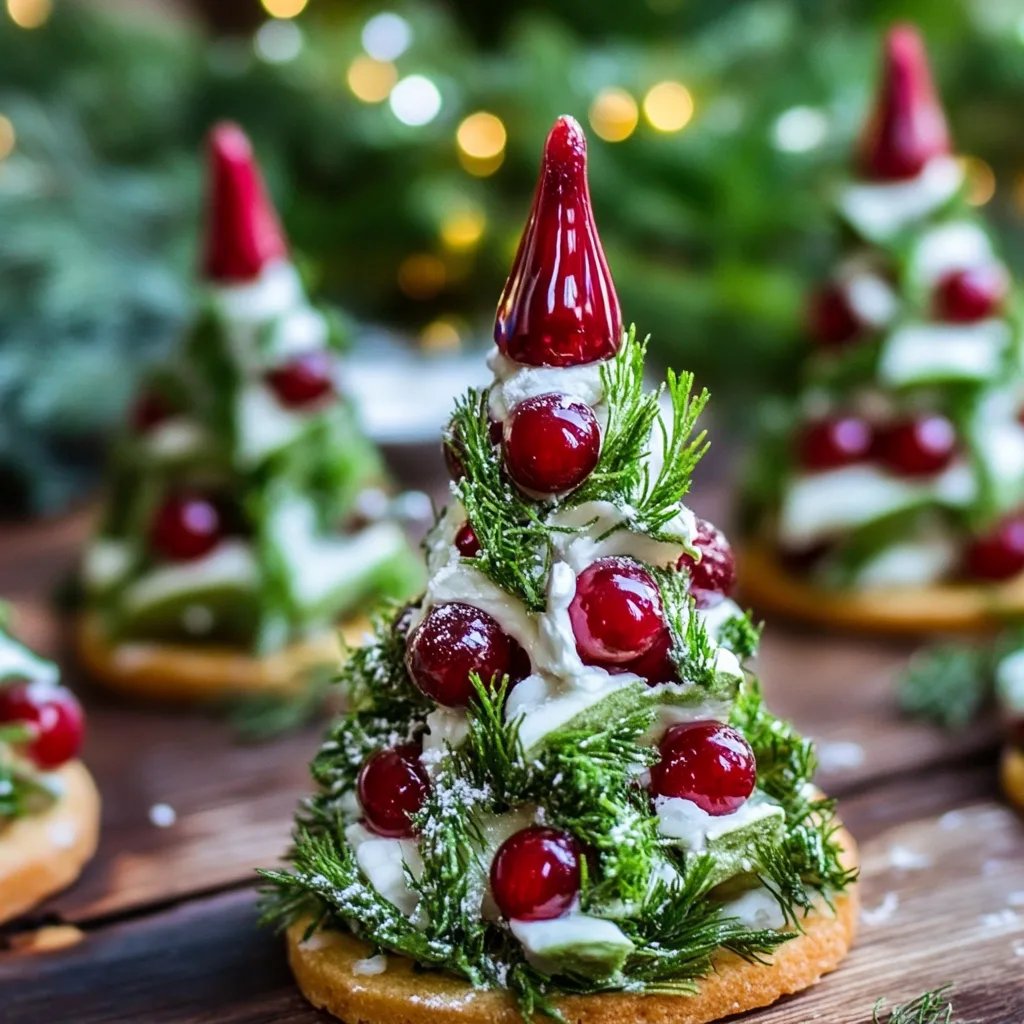 Frischkäse-Weihnachtsbaum