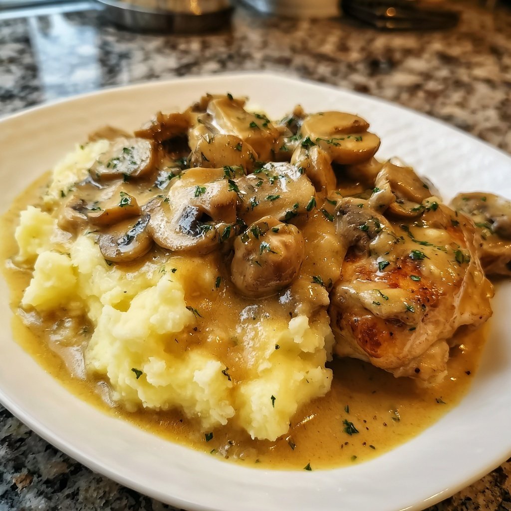 Hausmannskost Cremiges Hähnchen mit Kartoffelpüree