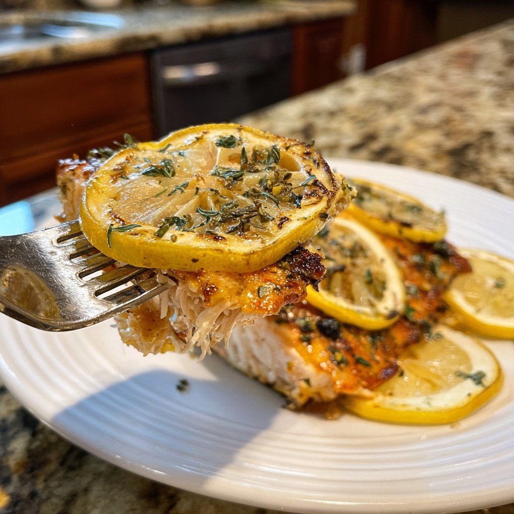 Gesund & Leicht Zitronen-Gegrillter Fisch